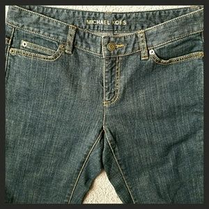 Michael Kors Dark Wash Straight Leg Jeans